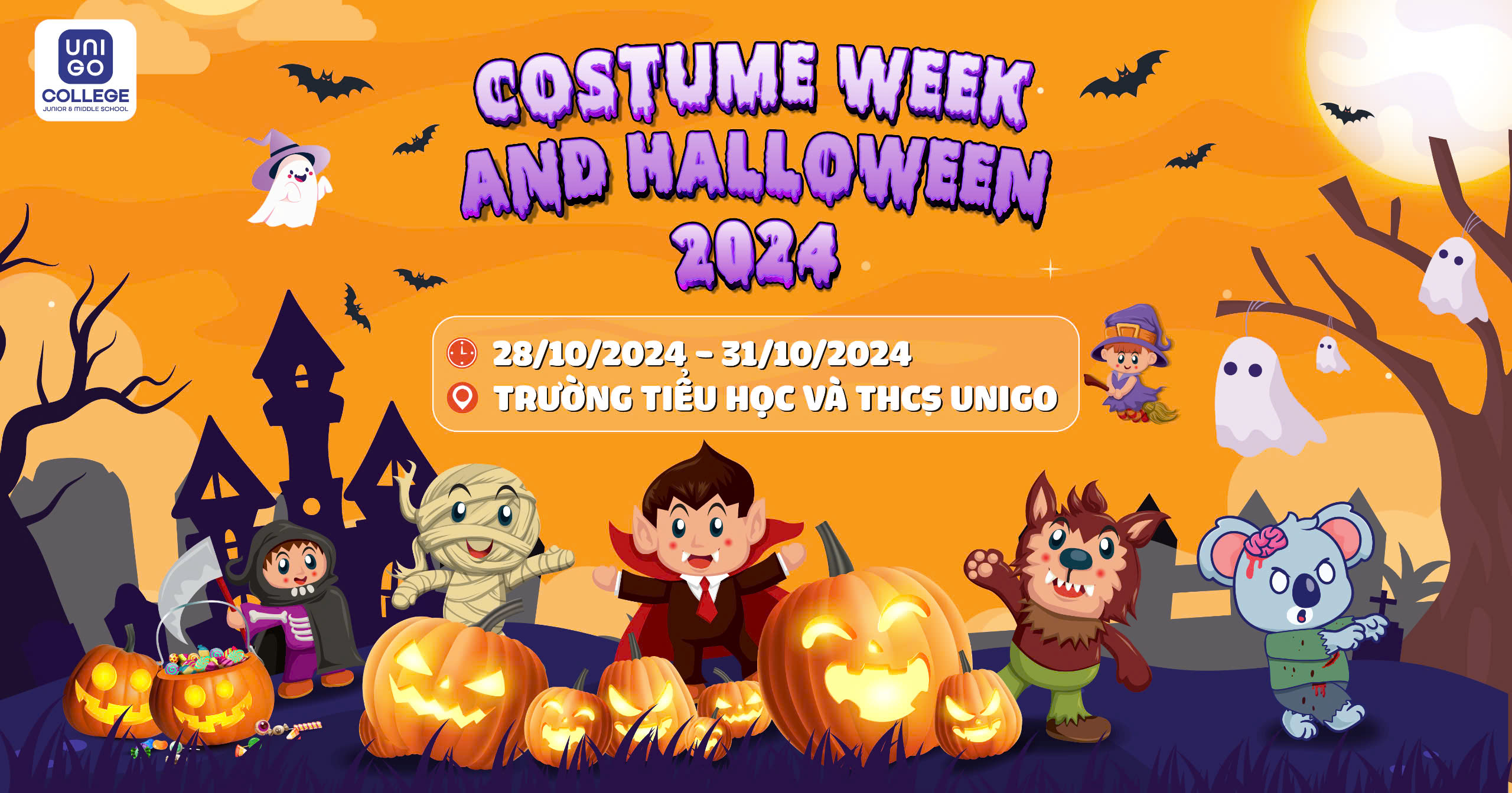 COSTUME WEEK AND HALLOWEEN 2024: TRÀN ĐẦY SẮC MÀU VÀ NIỀM VUI